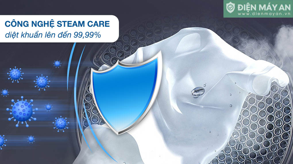 Máy Giặt Sấy Toshiba Inverter Giặt 12.5 Kg - Sấy 8 Kg TWD-BM135GF4V(MG)